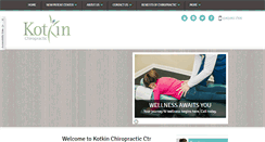 Desktop Screenshot of kotkinchiropractic.com